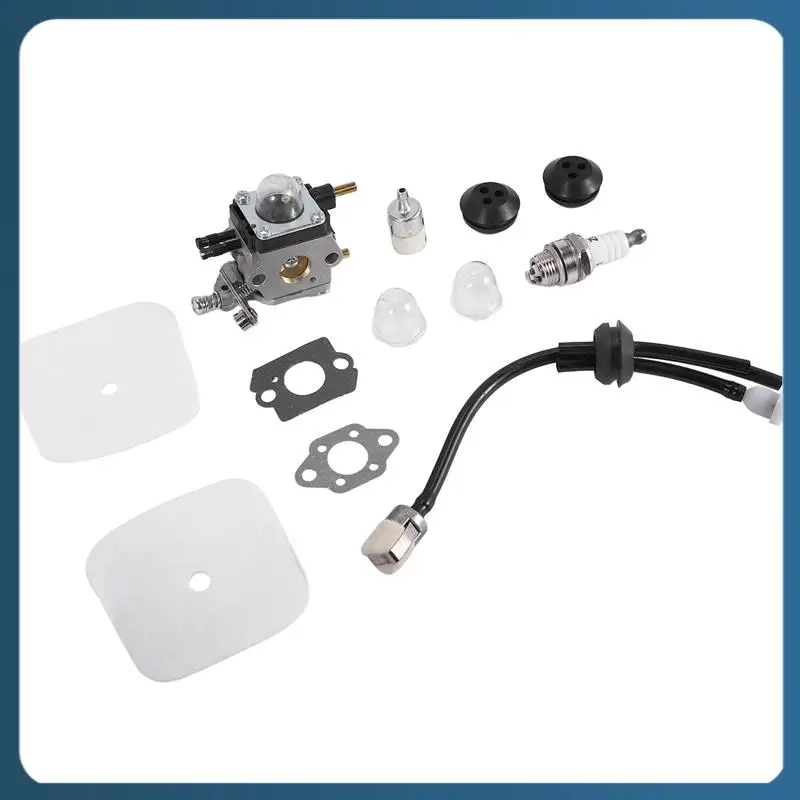AB02 C1U-K54A C1U-K17 Carburetor Repower Kit For 2-Cycle Mantis 7222 7222E 7222M 7225 7230 7234 7240 7920 7924 Tiller/Cultivator