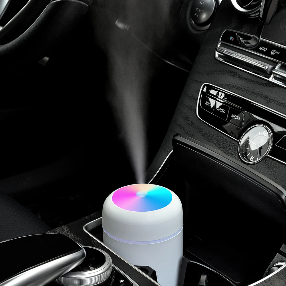 Humidifier Portable USB Ultrasonic Colorful Cup Aroma Diffuser Cool Mist Maker Air Humidifier Purifier With Light For Car Home