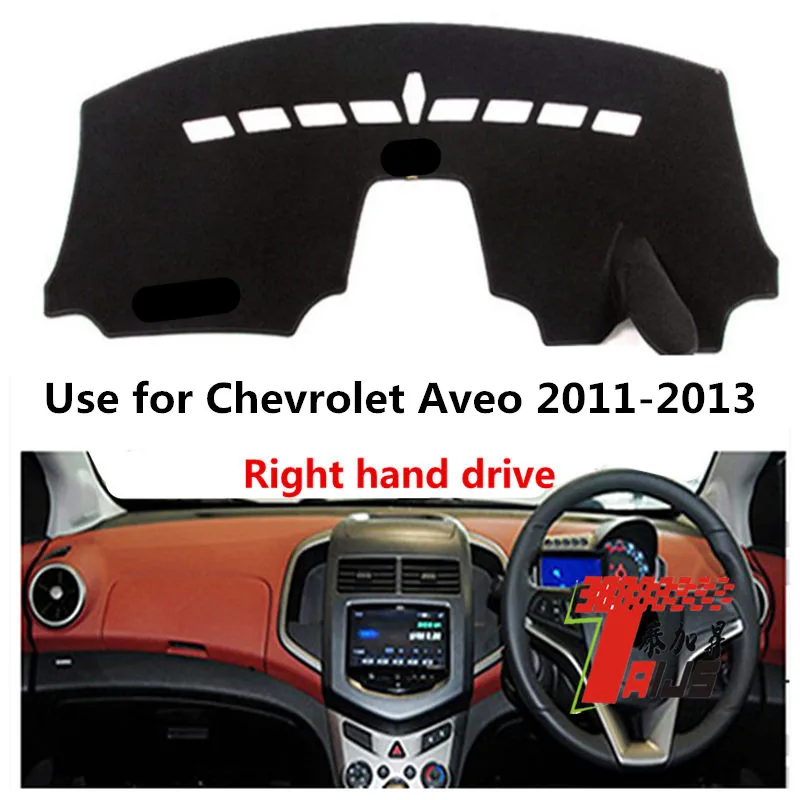 

Чехол на приборную панель с защитой от ультрафиолета для Chevrolet Aven 2011 2012 2013, аксессуары для центральной консоли с правым рулем, защитный коврик для приборной панели