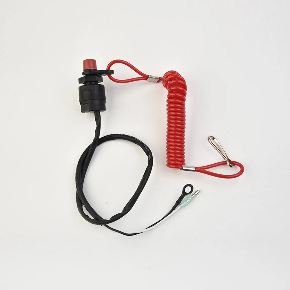 Watercraft Engine Safety Device with Pull-Type Lanyard Switch for Outboard Motors Used in Recreational Boating