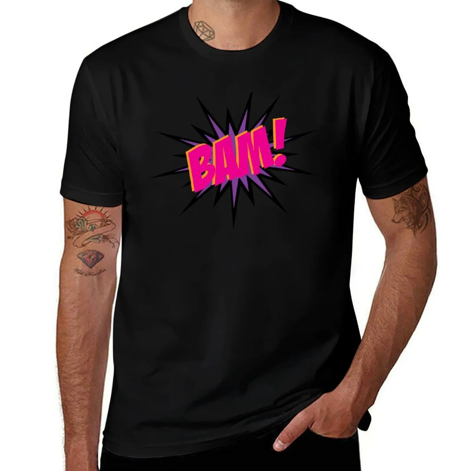 Bam (Pink) T-Shirt Light Athletic Short Sleeve Tee Shirt