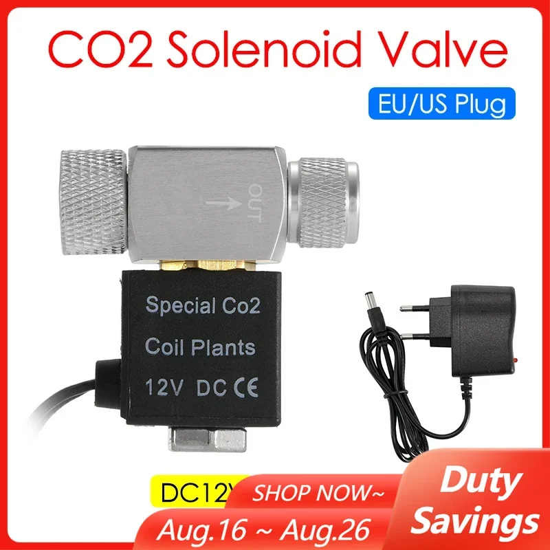 Aquarium Magnetventil CO2 System Regler Aquarium Zubehör Elektrische Niedrigtemperatur Magnetventil Für Aquarium DC12V
