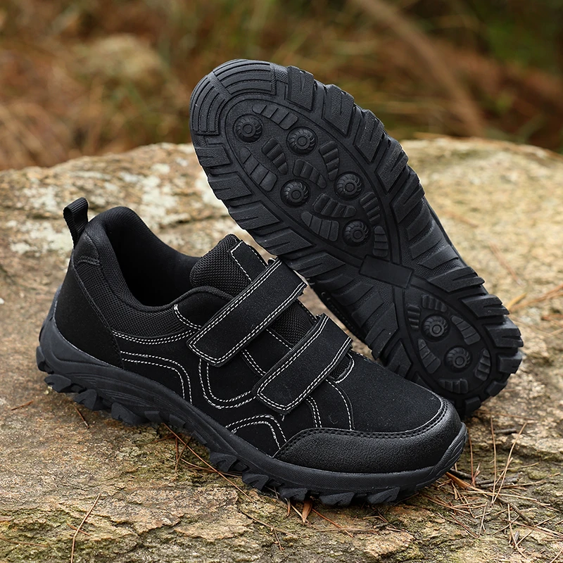

Дышащая замшевая мужская треккинговая обувь, походные кроссовки с защитой от столкновений, уличная обувь для фитнеса и ходьбы, нескользящая мужская обувь для прогулок