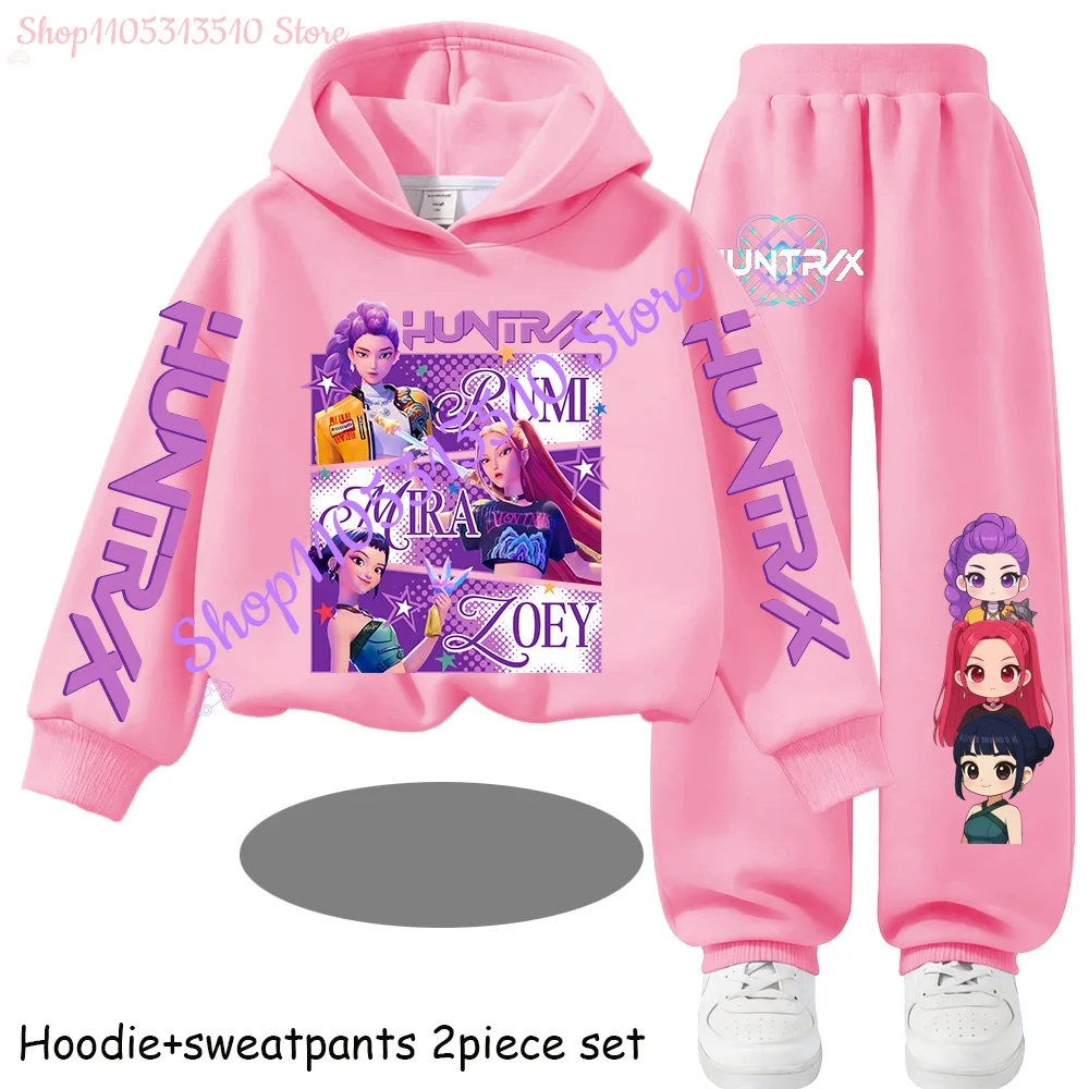 Girls Huntrx Hoodie Set 3