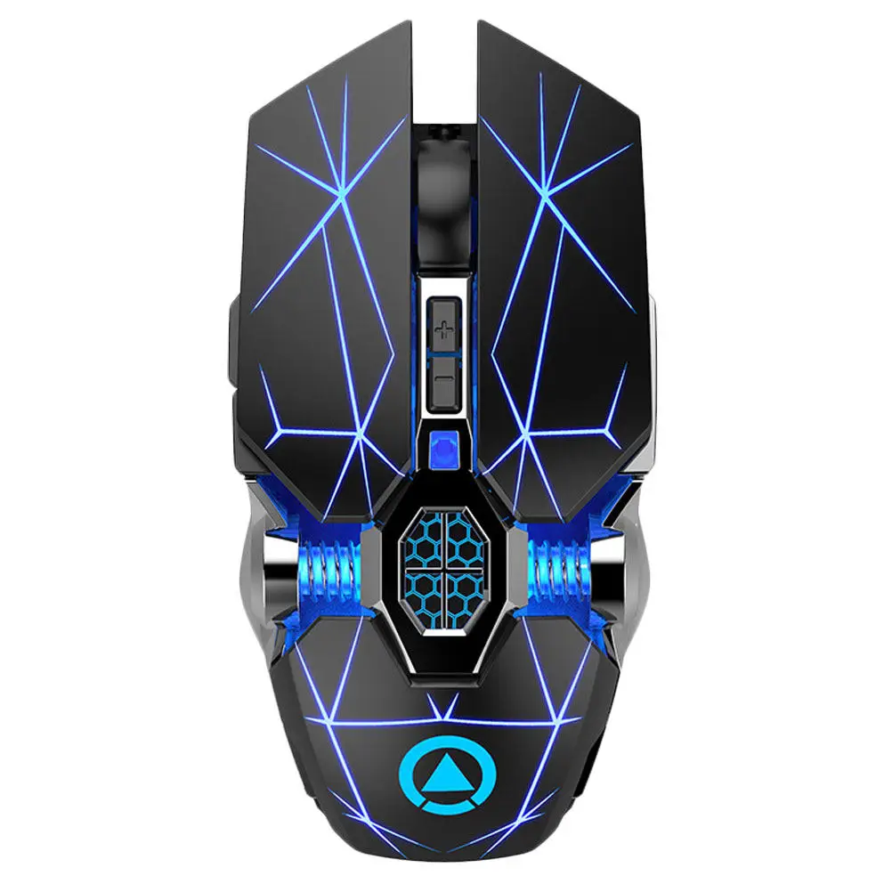 Ergonomic Silent Wireless Mouse Rechargeable Portable Lightweight Design for Laptop Users Prevents Carpal Tunnel Syndrome Office
