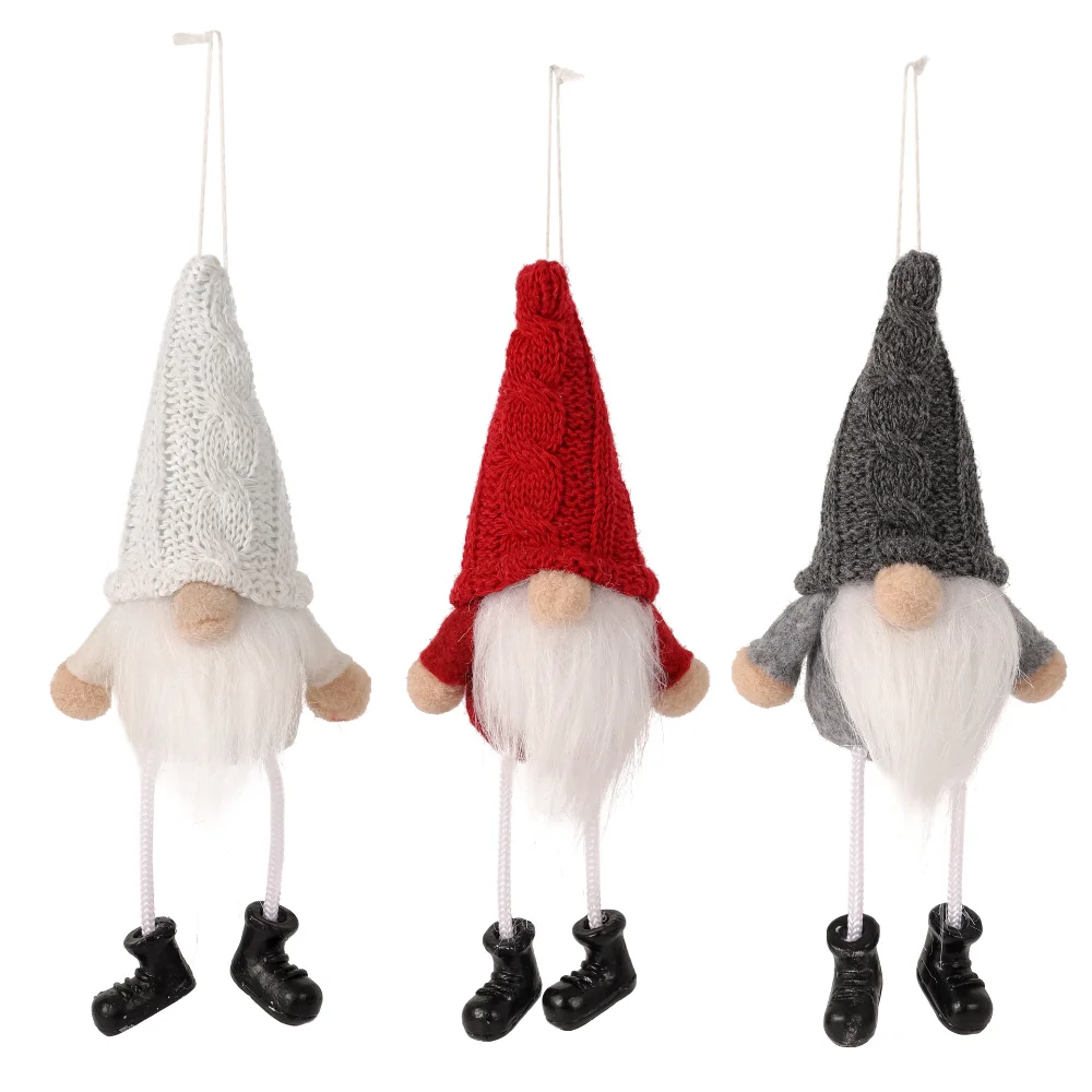 Tomte Gnome Ornament Little Figurine Faceless Doll Swedish Tomte Gnome Dolls Holiday Dwarf Decoration For Home Office