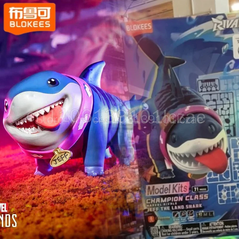NUEVO Kit de Modelos Blokees CHAMPION CLASS Marvel Spider-Man JEFF THE LAND SHARK INVISIBLE WOMAN Figura de Acción Coleccionable