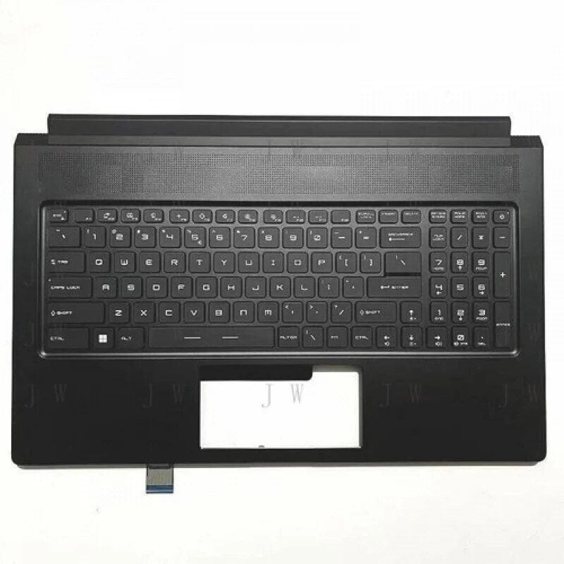 

DDZ Новый для MSI MS-17R1 Stealth 17M 17,3 дюйма, крышка упора для рук, верхний корпус с подсветкой K/B