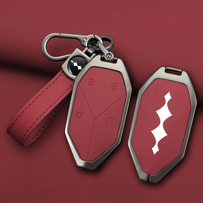 

Zinc alloy car remote key protective cover, suitable for BYD Fangchengbao SUPER 5, SUPER 8, SUPER 3, 9 car keychain key accessor