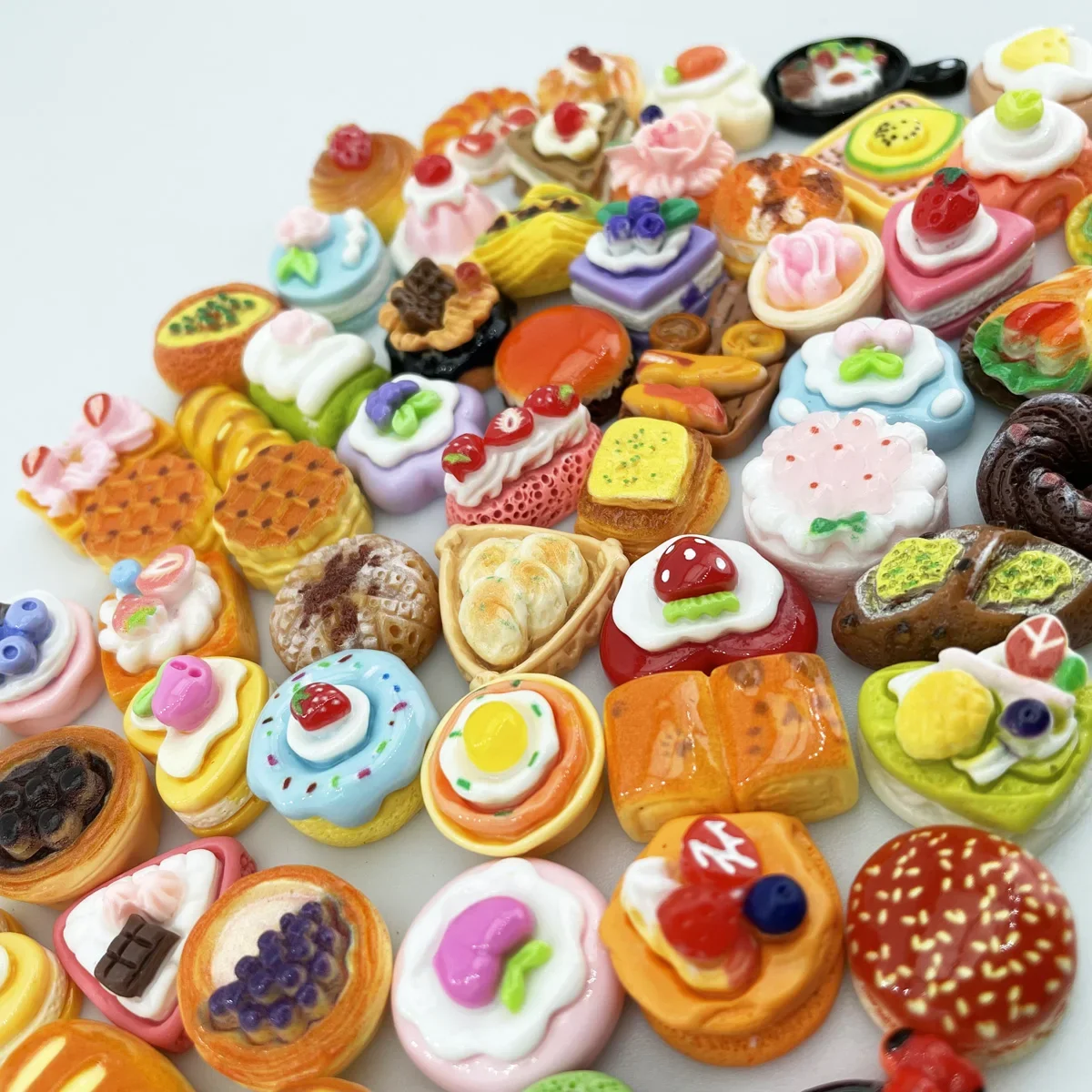 20Pcs Simulation Miniatur Lebensmittel Spielzeug Haus Spielen Spielzeug Sammlung Set Küche Pretend Spielen Zubehör