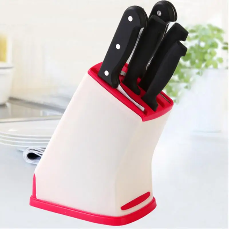 Kitchen Knives Holder Kitchen Racks Holders Kitchen Storage Rack With Drainage Hole For Knives Kitchen Supplies Storage Space