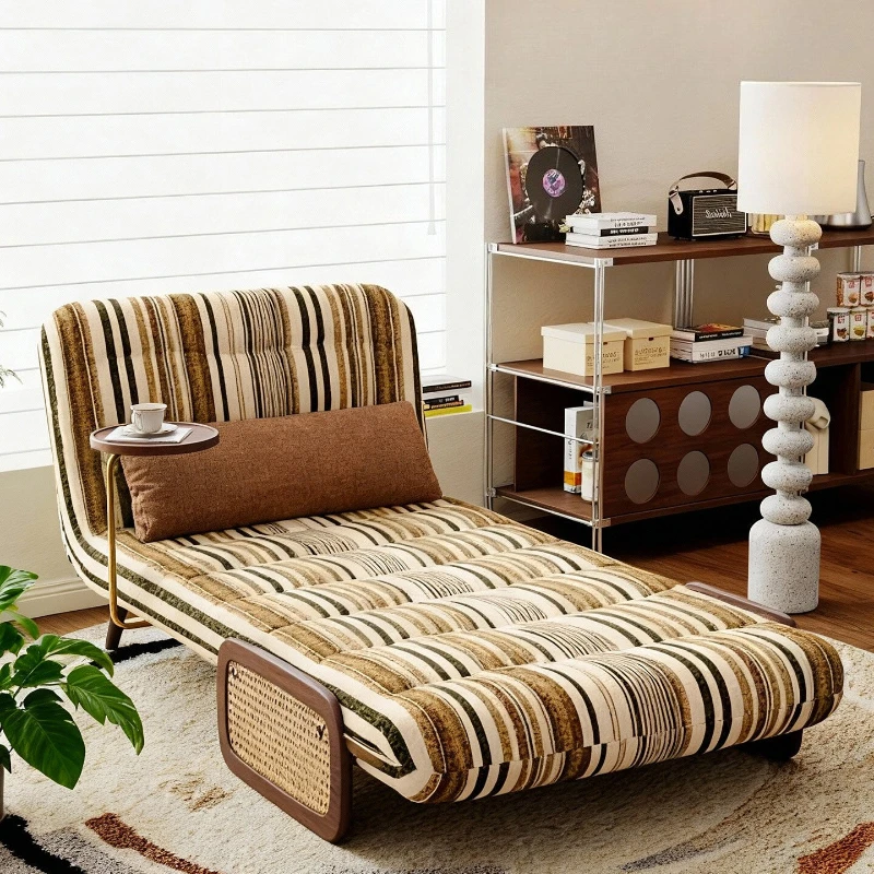 

Park retro style sofa living room color-blocked stripedsoft comfortable sofa bed foldable sofá cama living room furniture