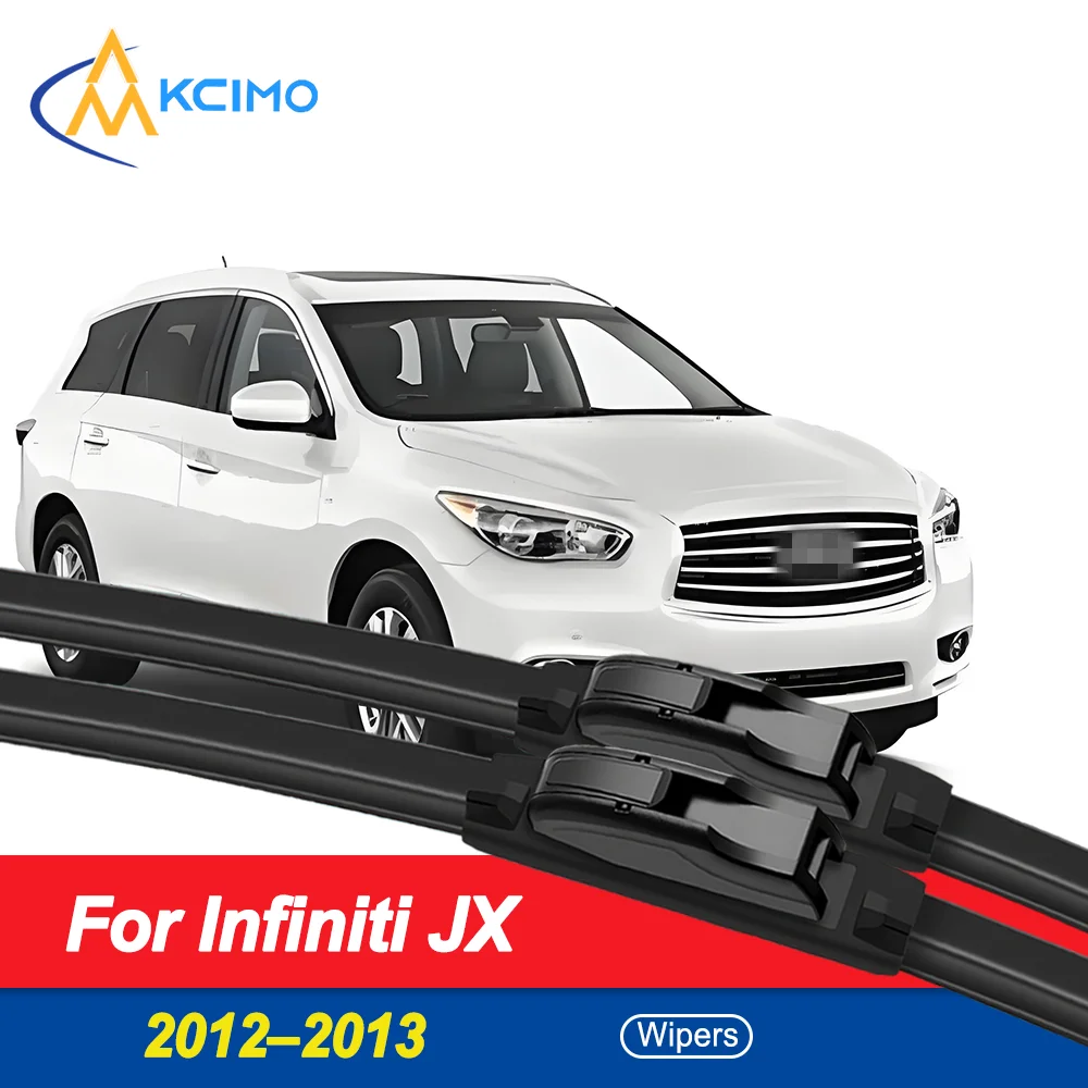 

2PCS New Front Windshield Wiper Blade for Infiniti JX JX35 2012-2013 Front Windshield Auto Wipers Blade Accessories 2013 2012