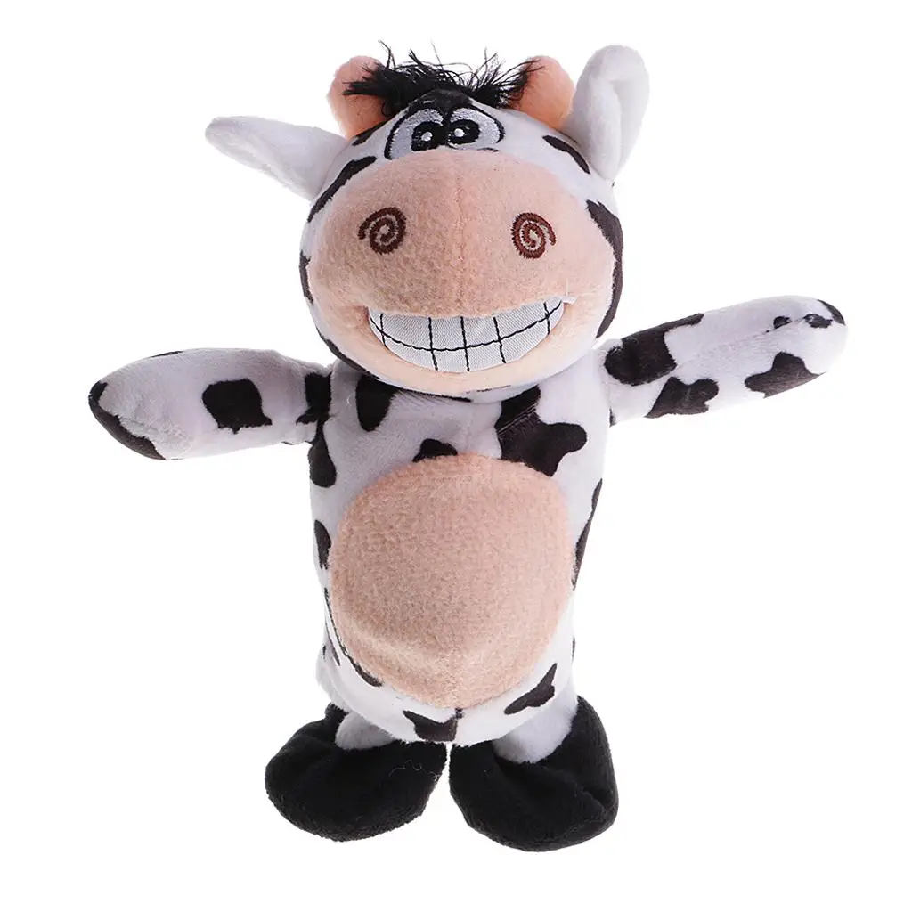 Enregistreur sonore en peluche Little Cow Butter pour l'apprentissage des discours des tout-petits