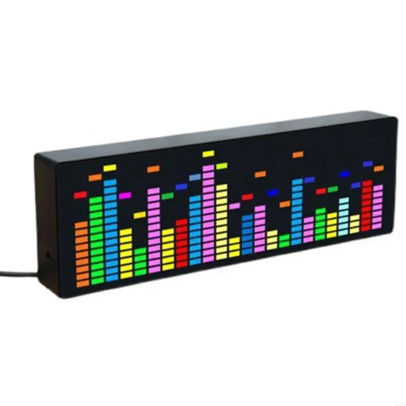 

462D RGB Colorful LED Music Spectrum Display 1624RGB Rhythm Light Voice Clock