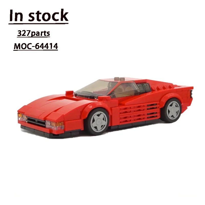 

MOC-64414 Classic Supercar Assembly Splicing Building Blocks Model • 327 Parts Building Blocks Kids Birthday Toy Gift