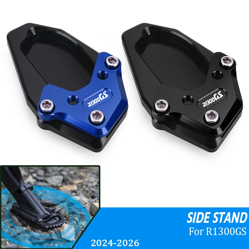 

For BMW R1300GS R 1300 GS ADV Adventure GS1300 2023 2024 2026 Motorcycle Kickstand Foot Side Stand Extension Pad Support Plate