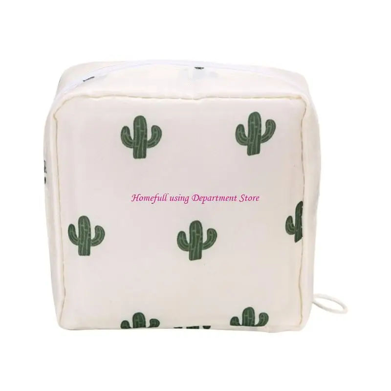 Fashionable Hygienic Essential Pouches For Girl Divided Sections Durable Polyester