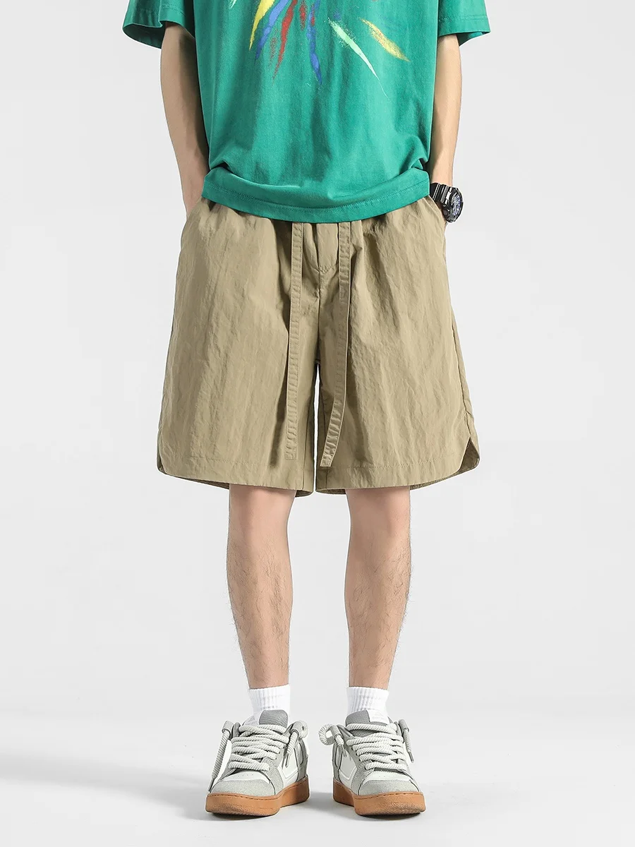 

Легкие летние шорты Boyue Dopane Qui Dry из ледяного шелка для мужчин и женщин, повседневные спортивные, для активного отдыха