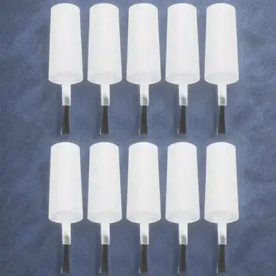 

20 шт. сменные колпачки для кистей для лака для ногтей, гладкое применение для домашнего ухода за ногтями и использования в салоне, маленькая крышка для бутылок с мягкой щетиной