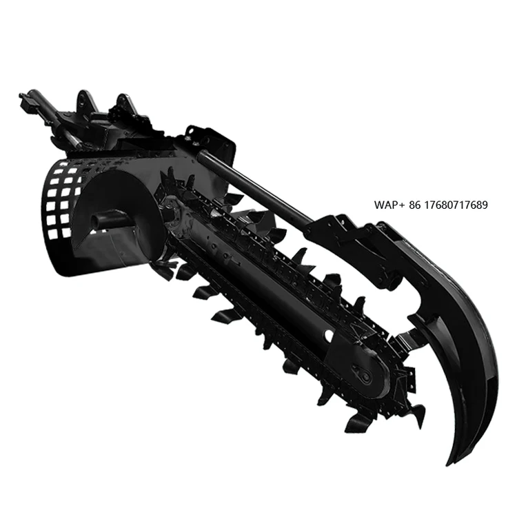 

Мини-траншеекопатель с креплением на 3 точки, цепной траншеекопатель