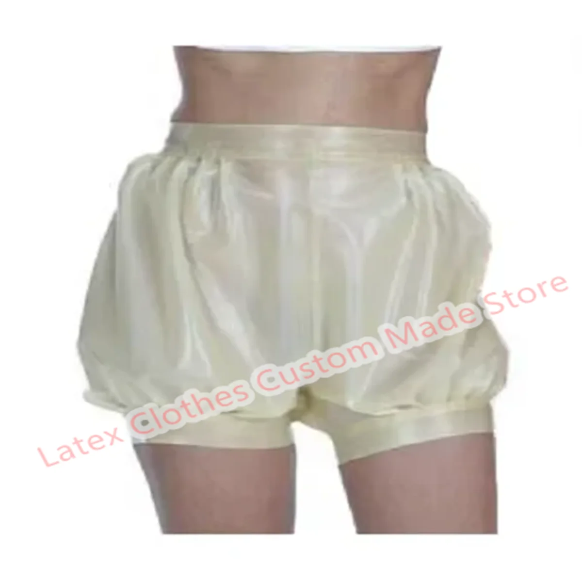 

Woman Latex Boxer Underwear Sexy Fetish Rubber Panties for Women Cosplay Costumes