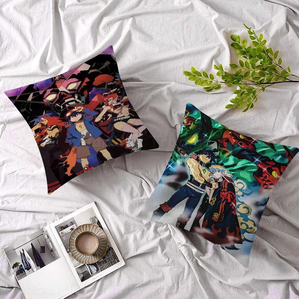 

Tengen Toppa Gurren-LagannPillow Gift Home Office Decoration Bedroom Sofa Car Cushion Cover Case 45x45