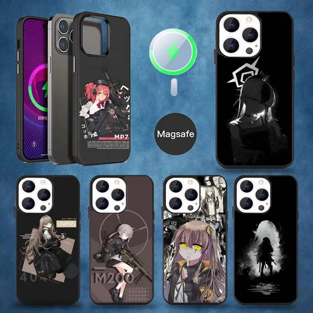 

Girls Frontline Ump45 Phone Case For iPhone 16,15,14,13,12,11,Pro,Max,Plus,Mini,Magsafe,Magnetic Wireless Charging Case