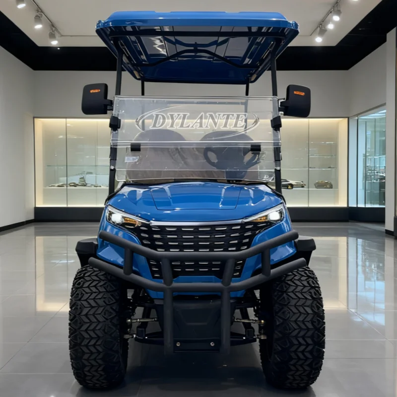 

Горячая продажа 4-местная мощная тележка для гольфа, аудиовечеринка с крутым экраном, 48 В, 60 В, 72 В, дорожная электрическая тележка для гольфа на продажу