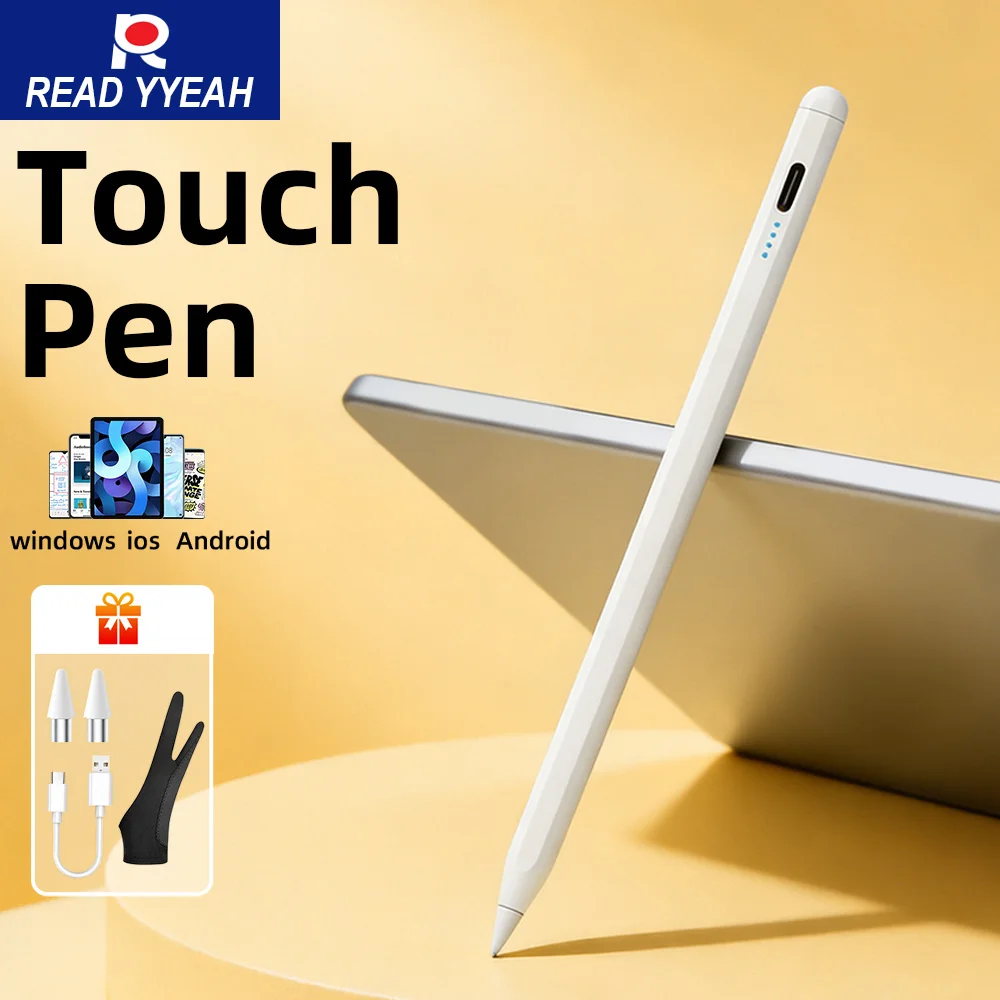 

Универсальный стилус для Android, iOS, Windows, iPad, с магнитной фиксацией, для Huawei, Xiaomi, Samsung, iPad Pencil