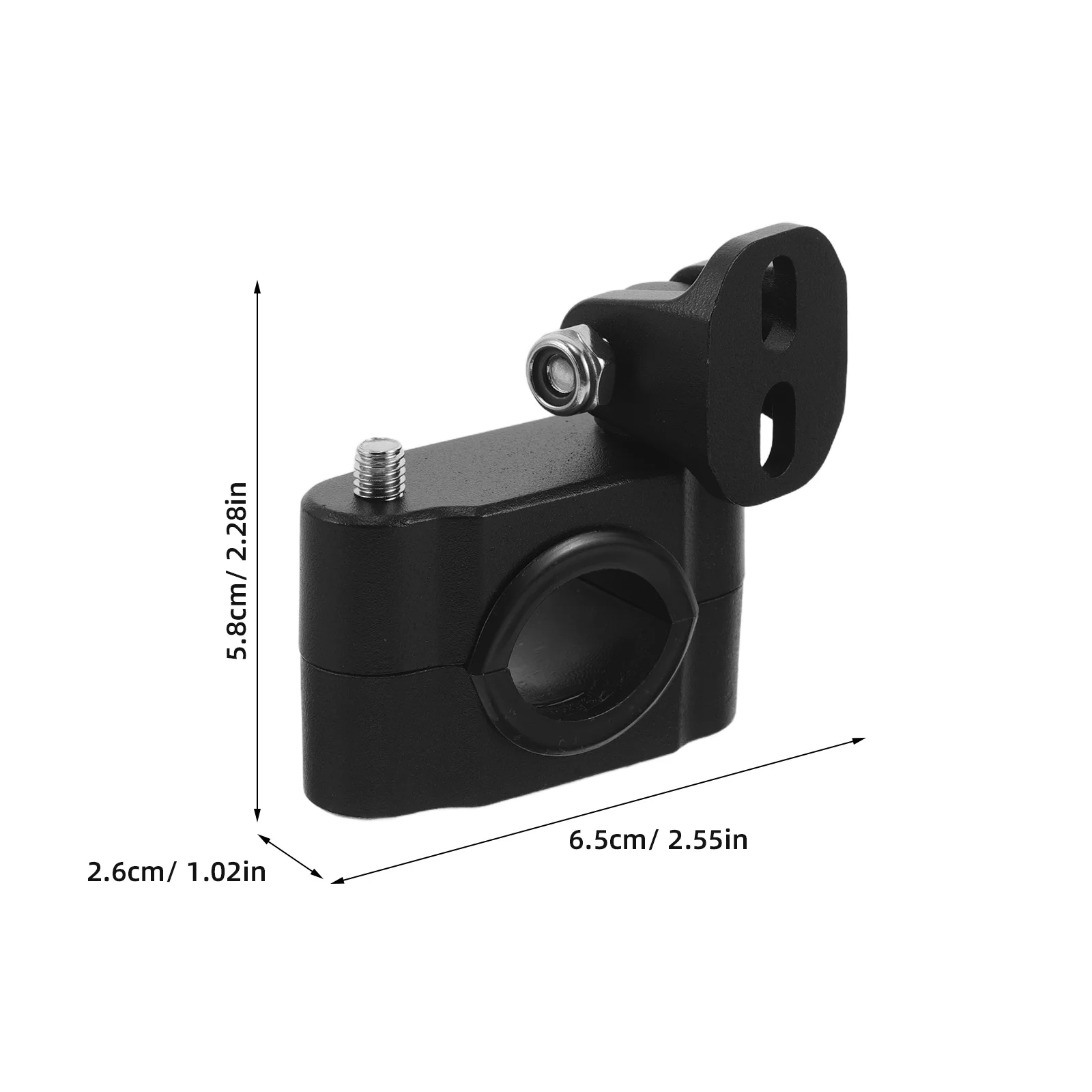 2 قطعة أضواء دراجة نارية العالمي 18-32 مللي متر المقود جبل الدراجة الضباب محول الضوء دائم مساعد حامل مصباح شوكة المصباح #5