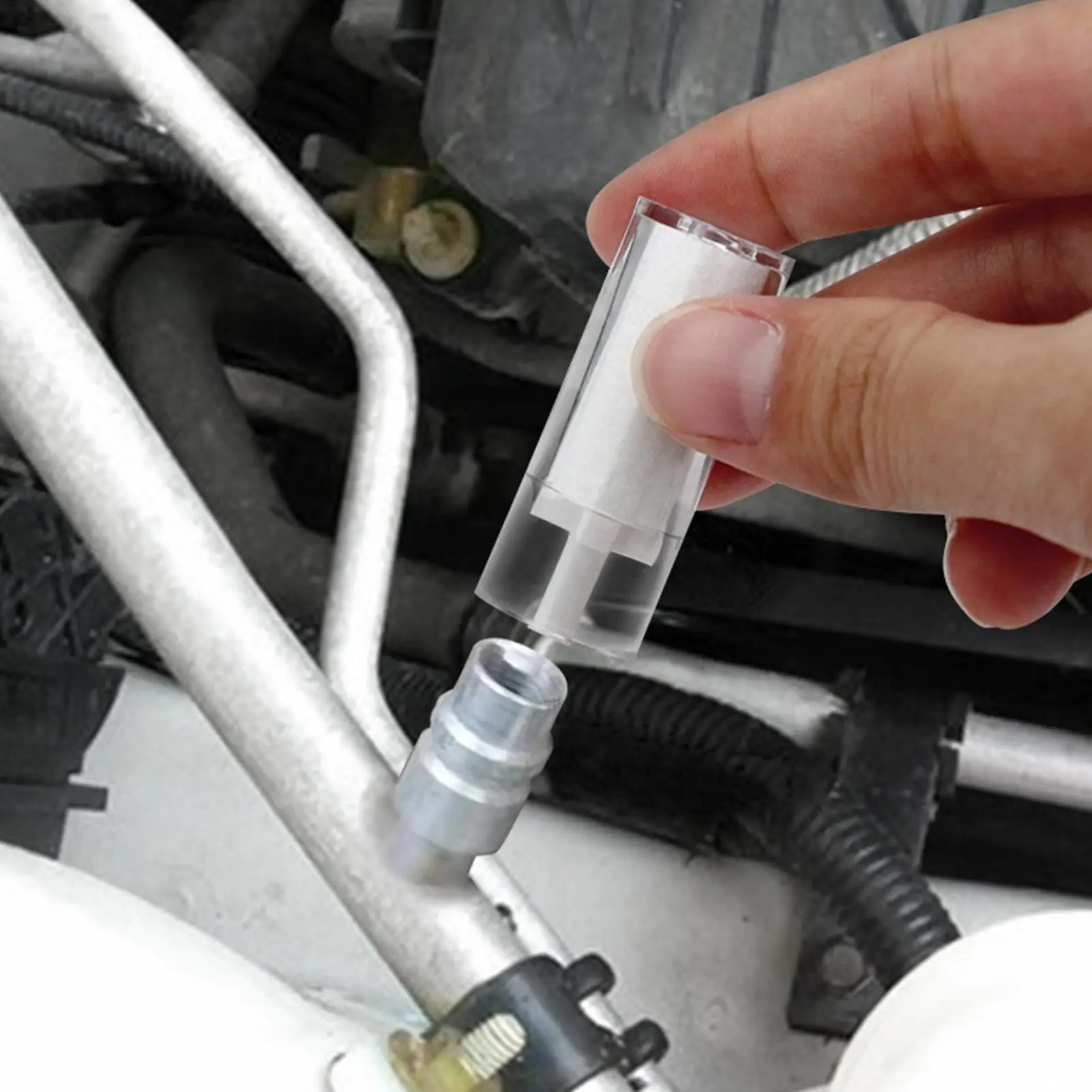 Car AC Oil Checker Refrigeration Oil Testing Instrument Assess Oil Quality Car Air Conditioner Oil Detector Prevent Compressor