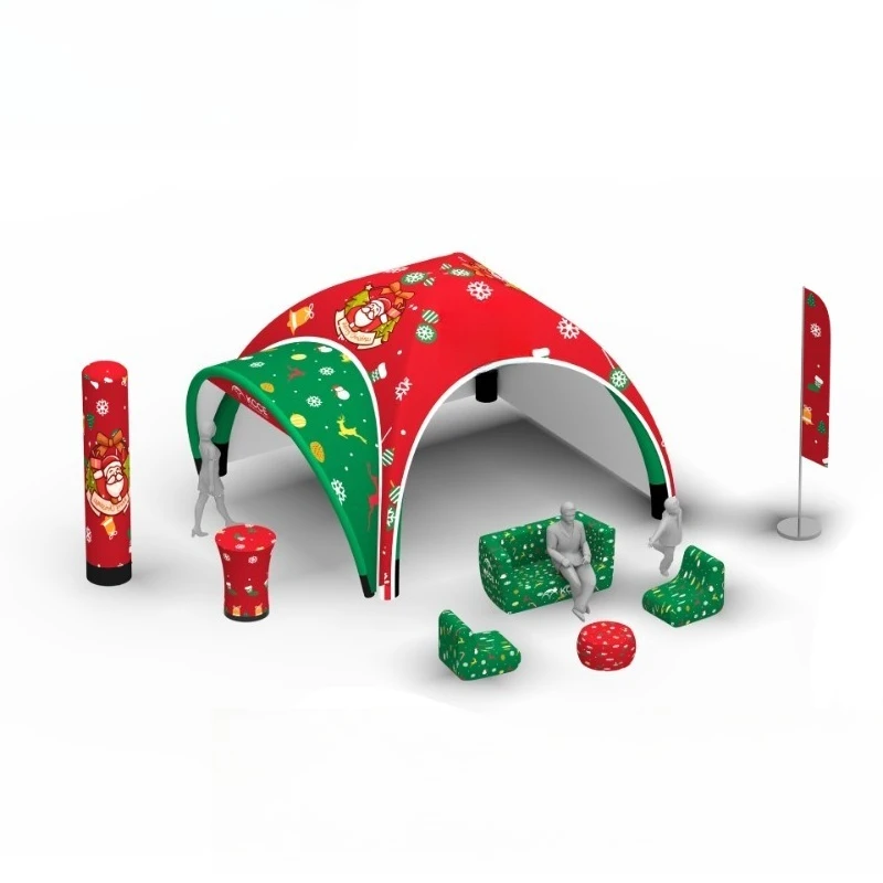 Inflatable tent outdoor canopy quick opening sunshade