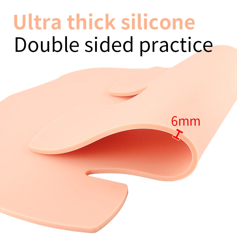 TAIDU New Thick Anti Full Back Silicone Practice Skin 6 mm Extra Body Back Silicone Mannequin Beginner Silicone Practice Skin