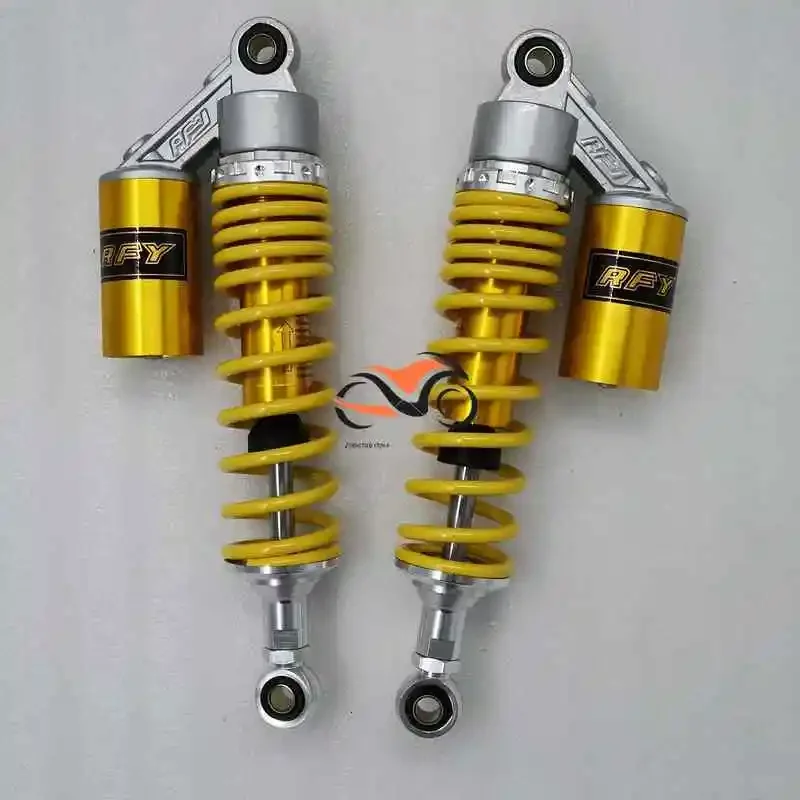 

360MM 8mm spring Motorcyc Shock Absorbers for Honda CB1300 CB1000 XL175 Yamaha Suzuki Kawasaki Z1300 ZRX1200 ZRX1100 Black Gold