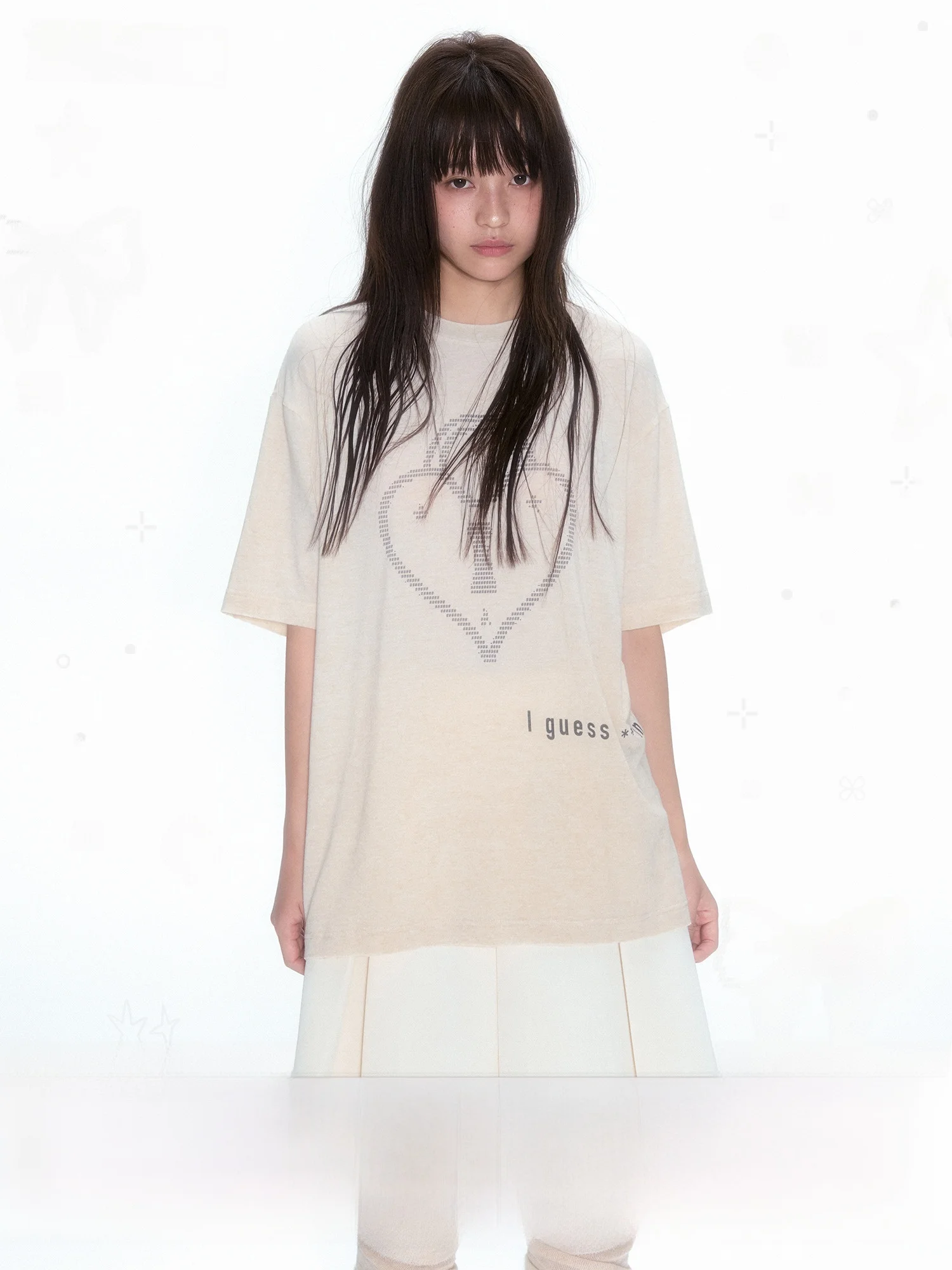 NECY Original n ort Sve rund Ne T-shirt frauen Casual Lose Top Frühling Sommer Liebe Herz Lo Print T