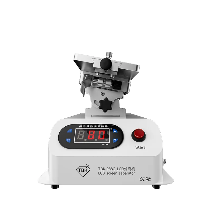 TBK 988c LCD Screen Cleaning Oca Glue Display Separator Middle Oca Remover Machine for Mobile Phone Repair Glass Middle Frame