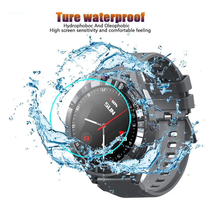 Bộ 2 Kính Cường Lực Dành Cho Đồng Hồ Thông Minh Lemfo LEM 16 Lem16 Đồng Hồ Thông Minh Smartwatch HD Tấm Bảo Vệ Màn Hình Trong Suốt Bảo Vệ Kính Phim Phụ Kiện Đồng Hồ