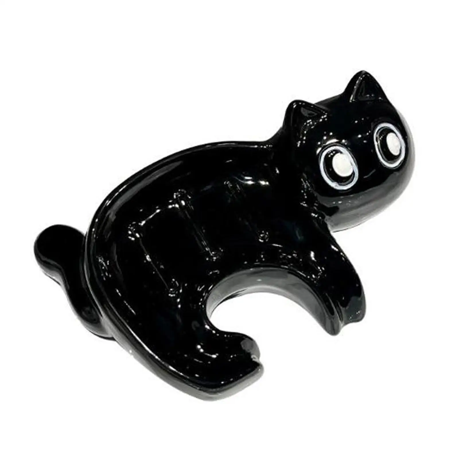 Soap Dish Cartoon Animal Cat Shaped Housewarming Gift Ceramic Space Saving Soap