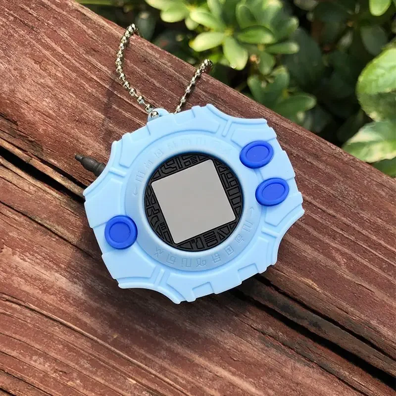 Anime Digimon Adventure PVC DIGIVICE Model Pendant Keychain Key Rings Evolution Props Digital Monster Cosplay Gifts Collection