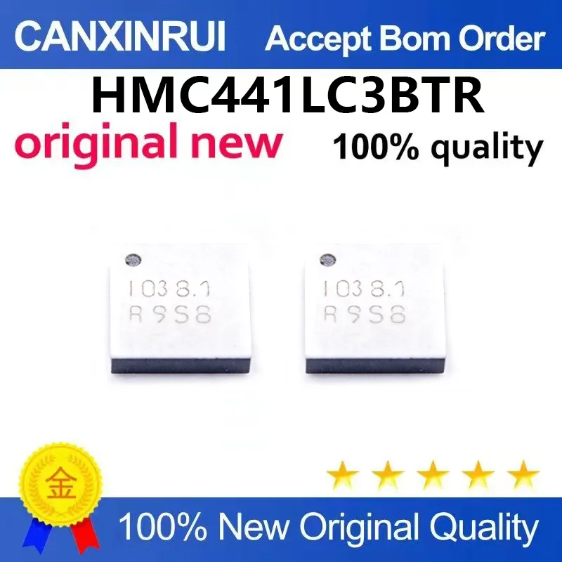 (5pcs-100pcs)Brand new original HMC441LC3BTR packaged QFN12 RF amplifier chip