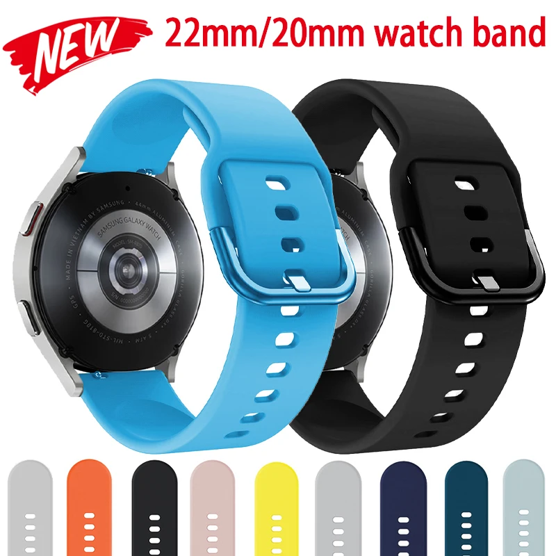 Ремешок для часов Samsung Galaxy watch Series, Huawei watch GT Series, Amazfit GTS GTR Series, аксессуары для часов, 20 мм 22 мм