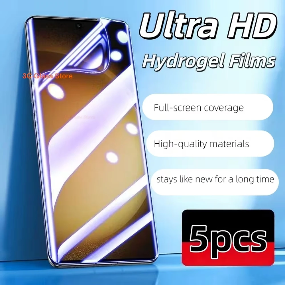 5pcs HD Screen Protectors For Samsung S26 Ultra S25 Ultra S26 S22 Ultra S26 Plus S30 Plus S24 FE S21 Plus A36 A56 A37 Not Glass