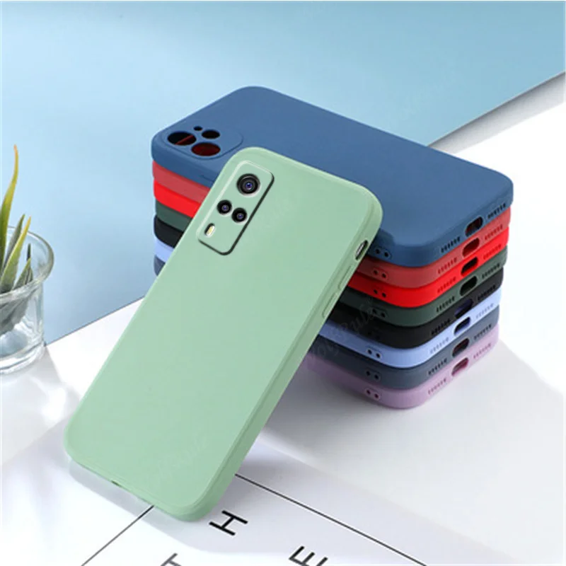 For Cover Vivo Y53S Case For Vivo Y53S Capas Silicone Shockproof Bumper Armor Back TPU Soft Cover For Vivo Y53S 4G Fundas 6.58\