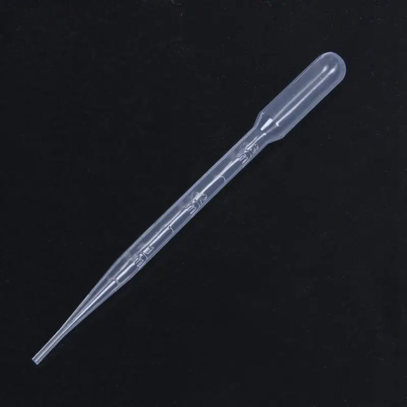 200Pcs Graduated Pipettes Dropper Polyethylene - 100Pcs 3Ml & 100Pcs 0.2Ml