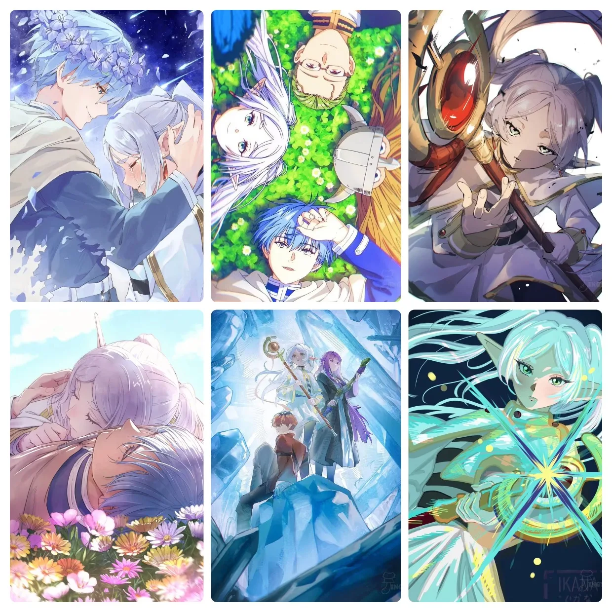 Japanese Anime Frieren Beyond Journey’s End Jigsaw Puzzles 500/1000/1200/2000PCS Wall Decor for Home Perfect Gift No Frame