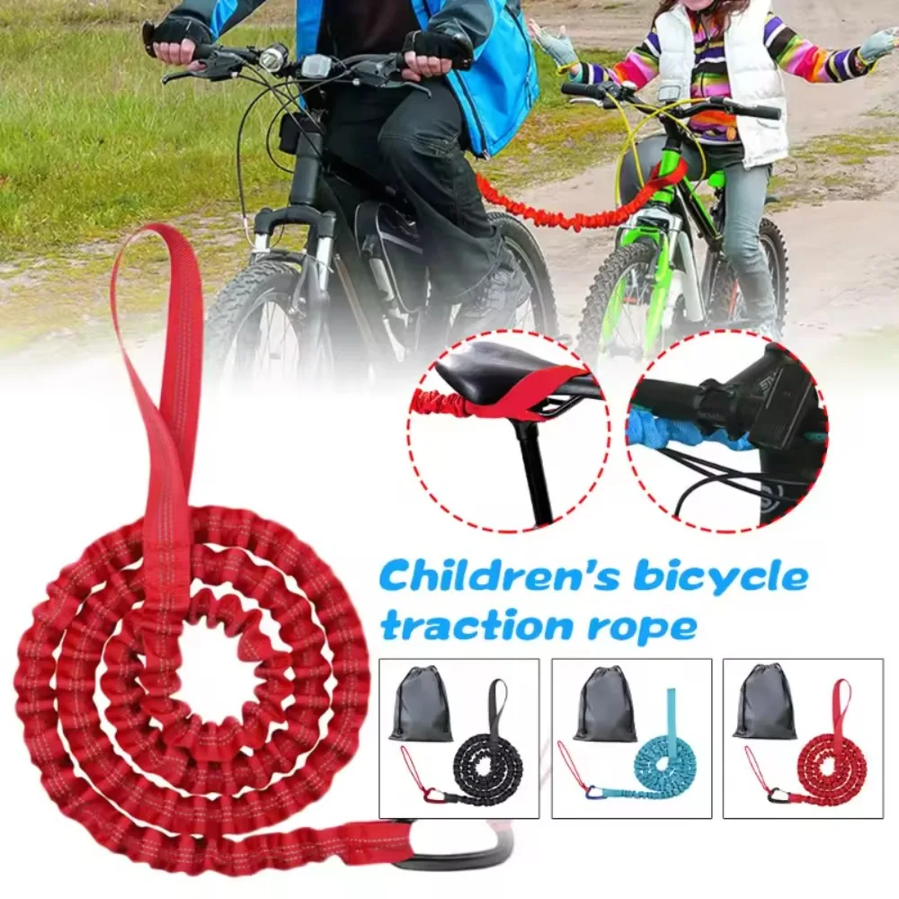 AliExpress MTB Bike Towing Rope Nylon Trailer Strap for Bicycle Parent Child Cycling Outdoor Safety Equipment Traction Rope Emergency Tool