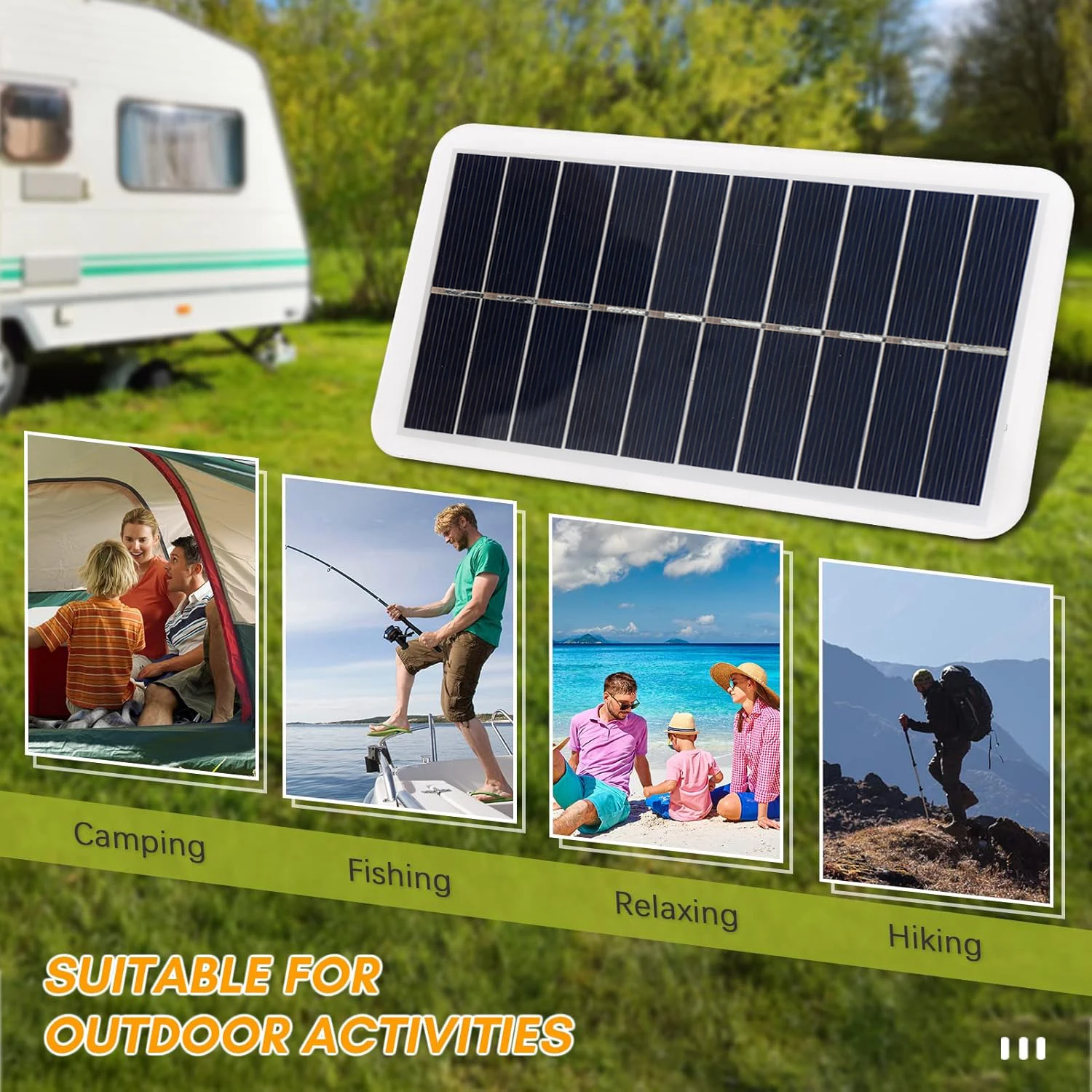 Solar-Powered Waterproof Light - USB Charged, Hanging Design for Outdoor Camping | Emergency Ready, Super Bright & Long-Lasting