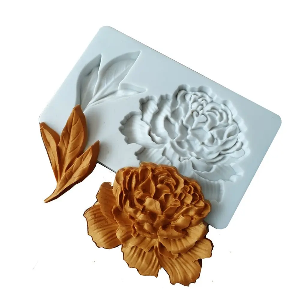 Petal Flowers Silicone Mold DIY Cake Baking Decoration Fudge Pudding Cake Chocolate Mold Flowers Jewelry Silicone Mold