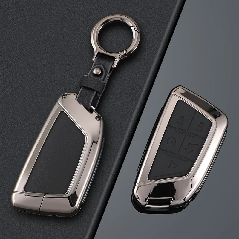 لكاديلاك XT6 XT5 CT6 CT5 XT4 الرجال المرأة حقيبة مشبك مفتاح السيارة القشرة غطاء مفتاح السيارة حامي قذيفة فوب اكسسوارات